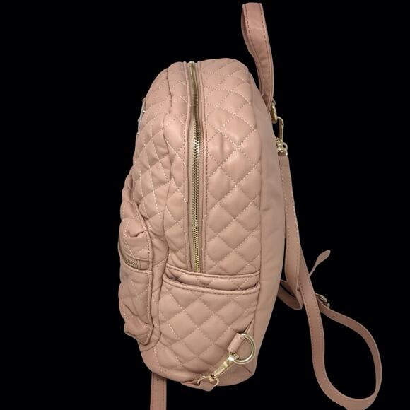 Bebe NWOT Pink Backpack Danielle Barbiecore Bag  Balletcore Purse - Picture 4 of 10